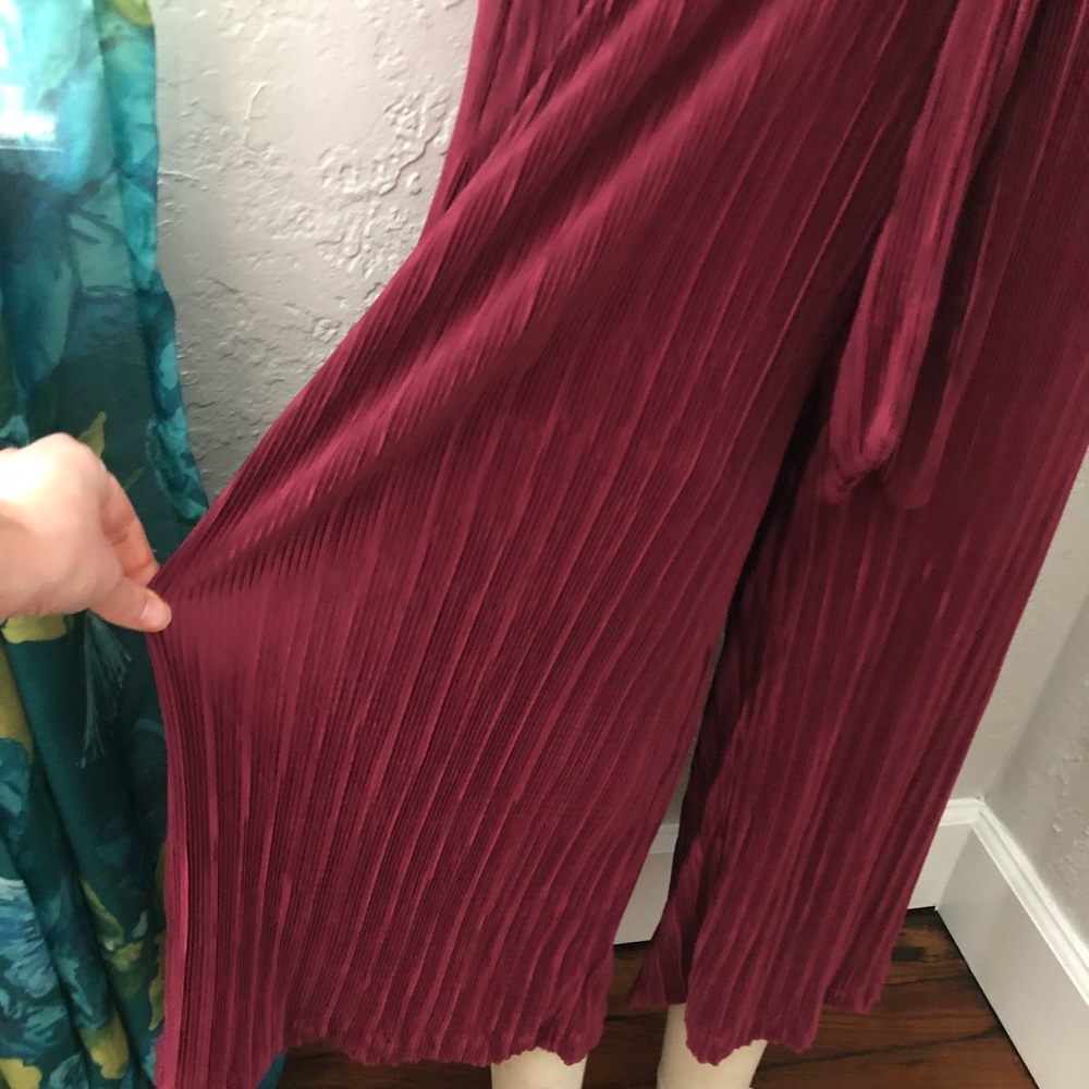 Anthropologie Sonata Jumpsuit by Maeve Wine 8 - Picture 5 of 8